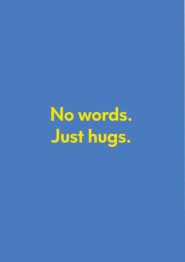 No Words Sympathy Card created by Elaine Miles