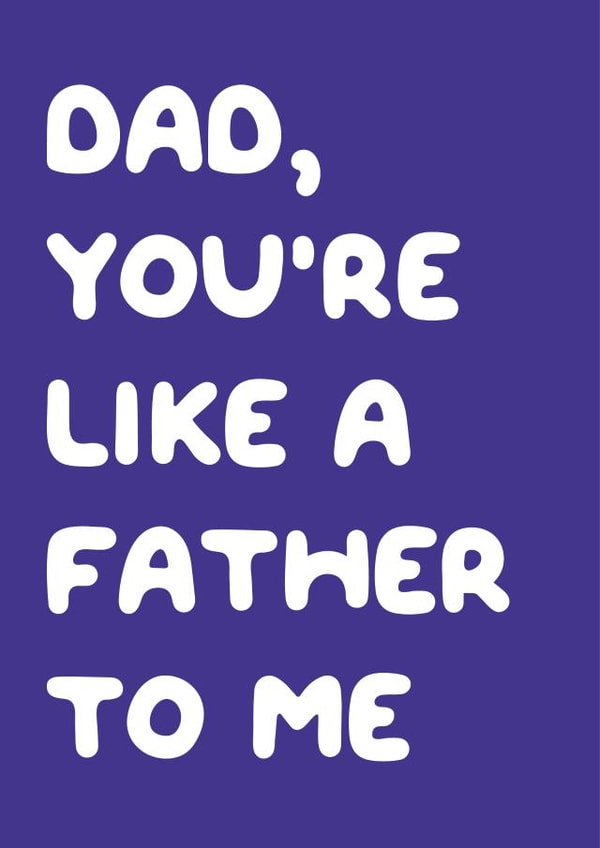 Father Dad Father's Day Card 43165 created by NerdWerk
