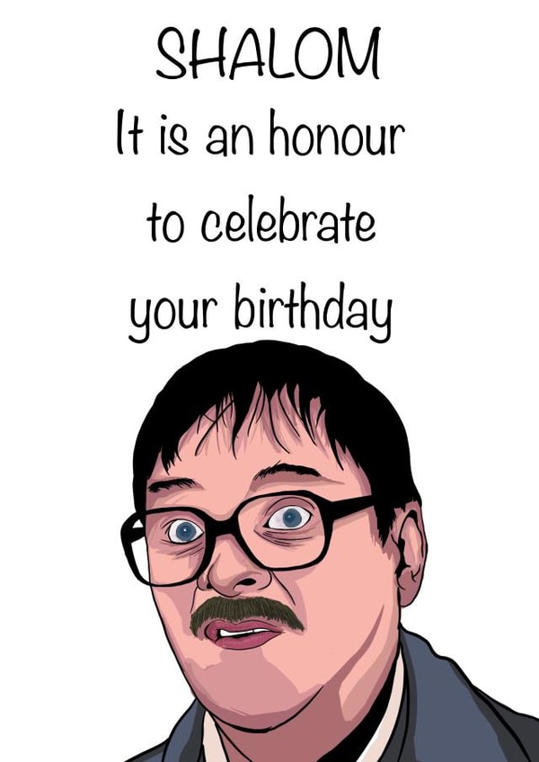 shalom friday night dinner Birthday Card 18928 created by Doublea