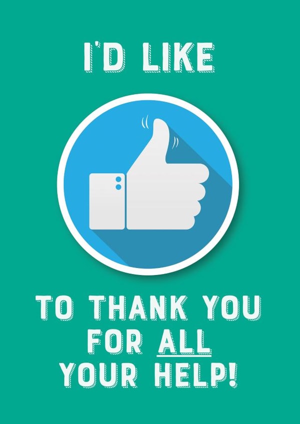 I'd like to thank you card created by Crazed Creative