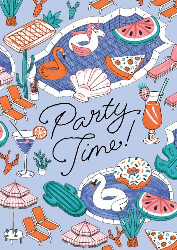 party time Birthday Card 18881 created by Jacqueline Colley