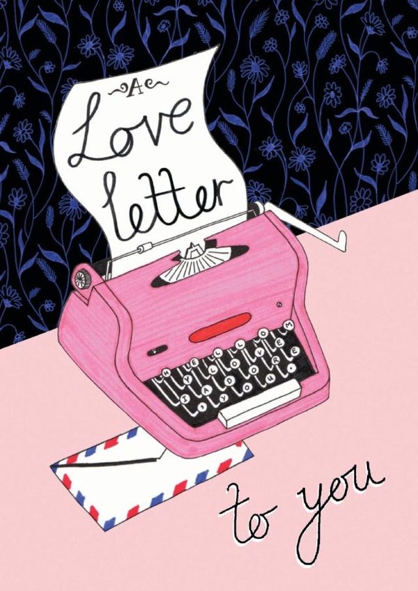 love letter Love & Friendship Card 43468 created by Jacqueline Colley