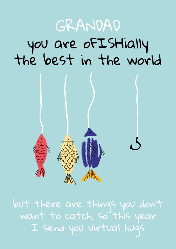 Things you don't want to catch Grandad card created by Kewl cards
