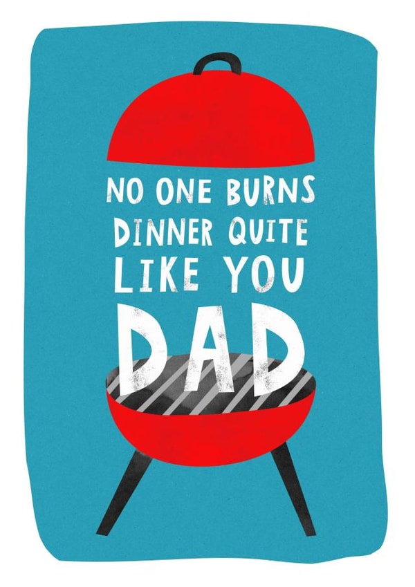 dad grill Father's Day Card 40986 created by Jessica Eyre