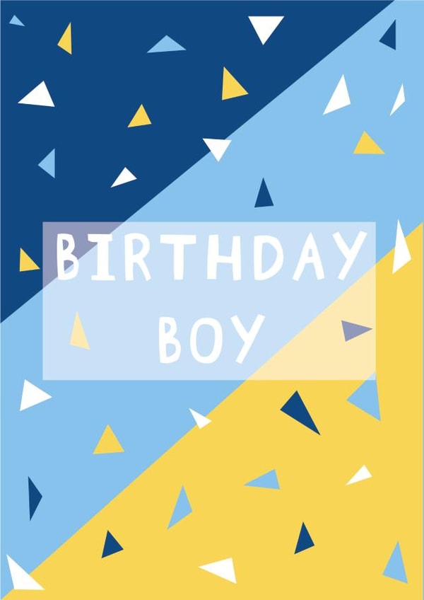 boy confetti Birthday Card 16140 created by Creative Gemz