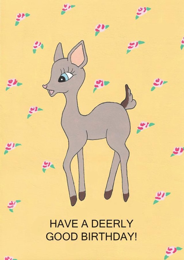 deer bambi Card 43656 created by Artmanship