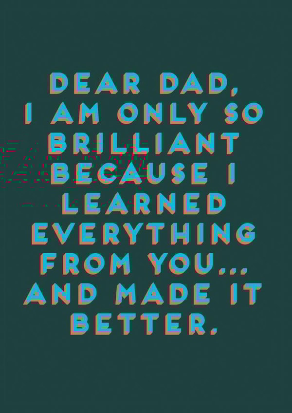 dad father Father's Day Card 19111 created by Hole in my Pocket