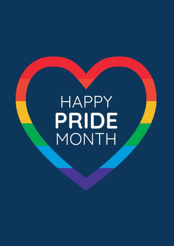 pride pride month Just because Card 7663 created by Sunnyside Design