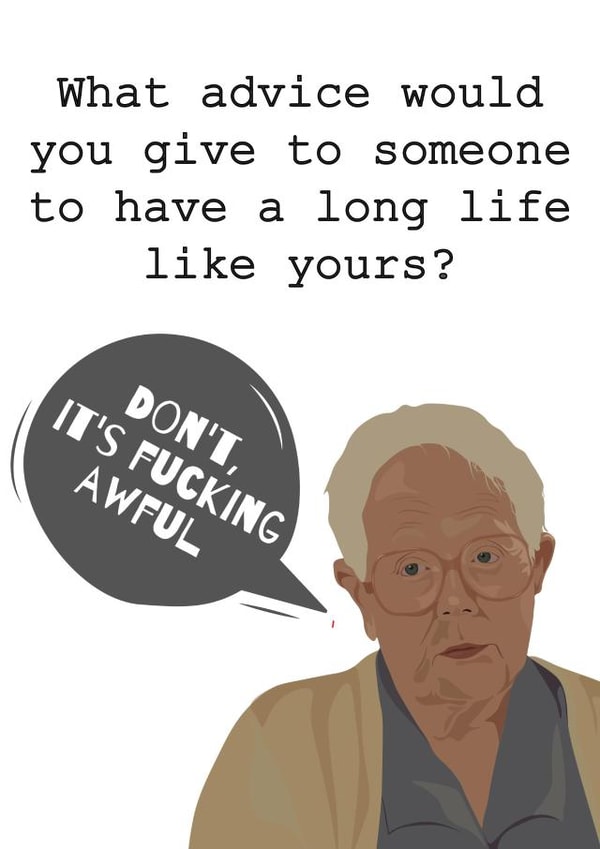 afterlife after life Birthday Card 17473 created by TEA Designs