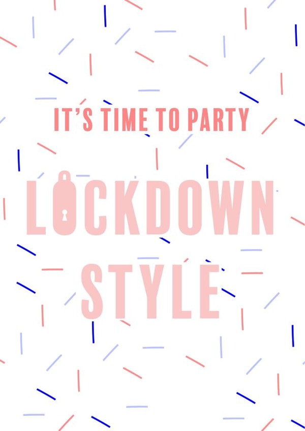 confetti lockdown Birthday Card 36039 created by Splodge Designs