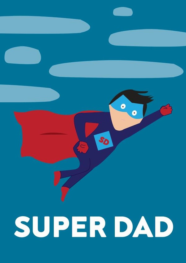 super man Father's Day Card 39268 created by Emma Keight