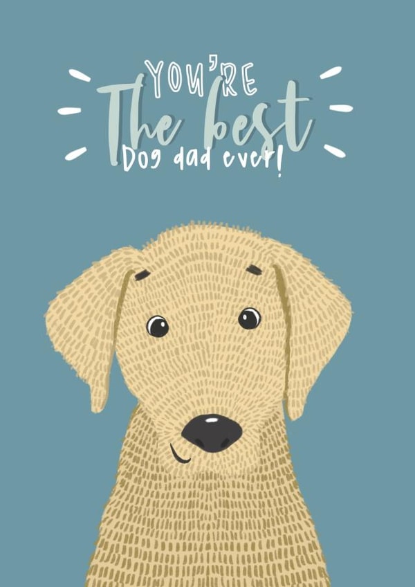 dog dad Father's Day Card 42500 created by Lily and Daisy