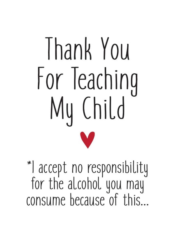 Teacher Thank You Thank You Card 18395 created by Natalie Frost