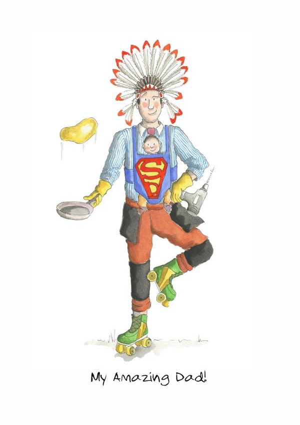 amazing dad Father's Day Card 23424 created by Siobhan Barlow