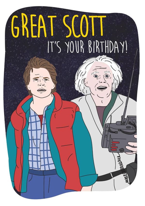 great scott space Birthday Card 16072 created by I Made A Card