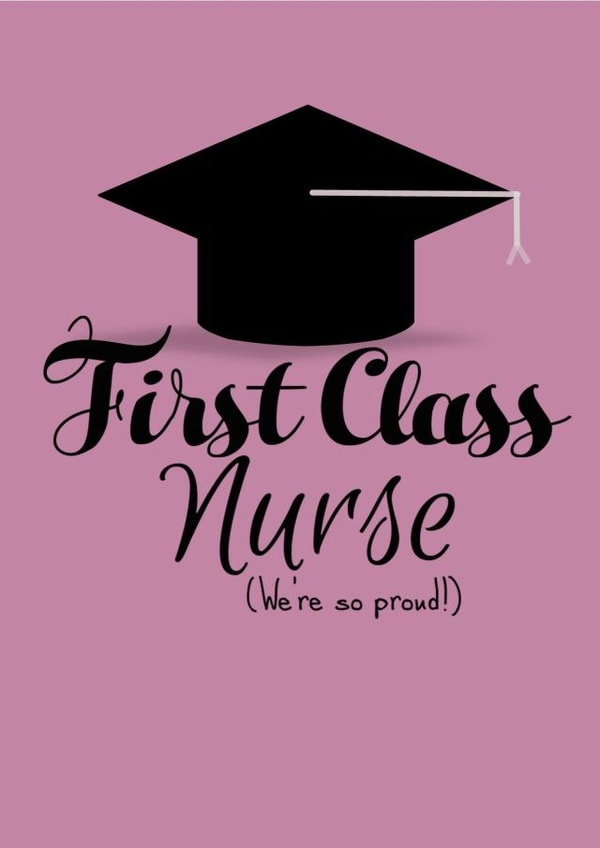 graduation nurse Graduation Card 19234 created by Leah Laughs