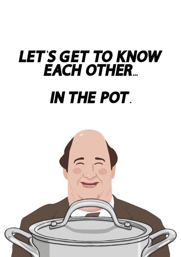 Kevin Kevin Malone Anniversary Card 16040 created by AsSeenOnTV