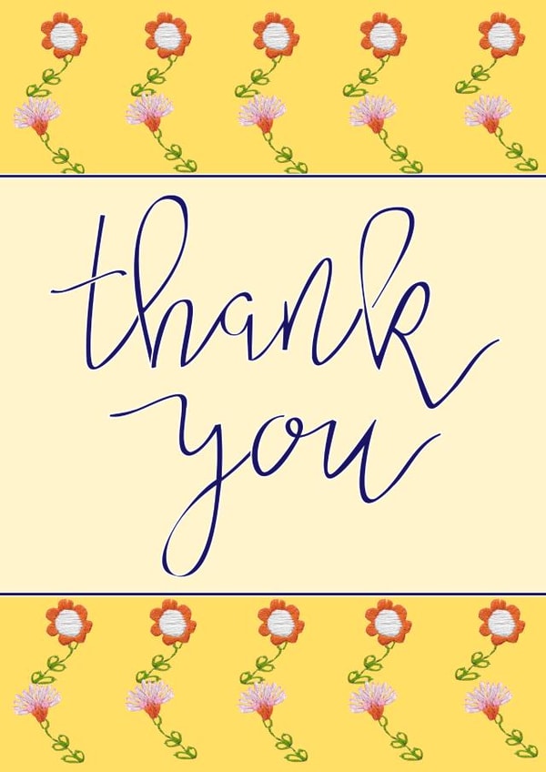 thank you Thank You Card 7511 created by Diane Worth