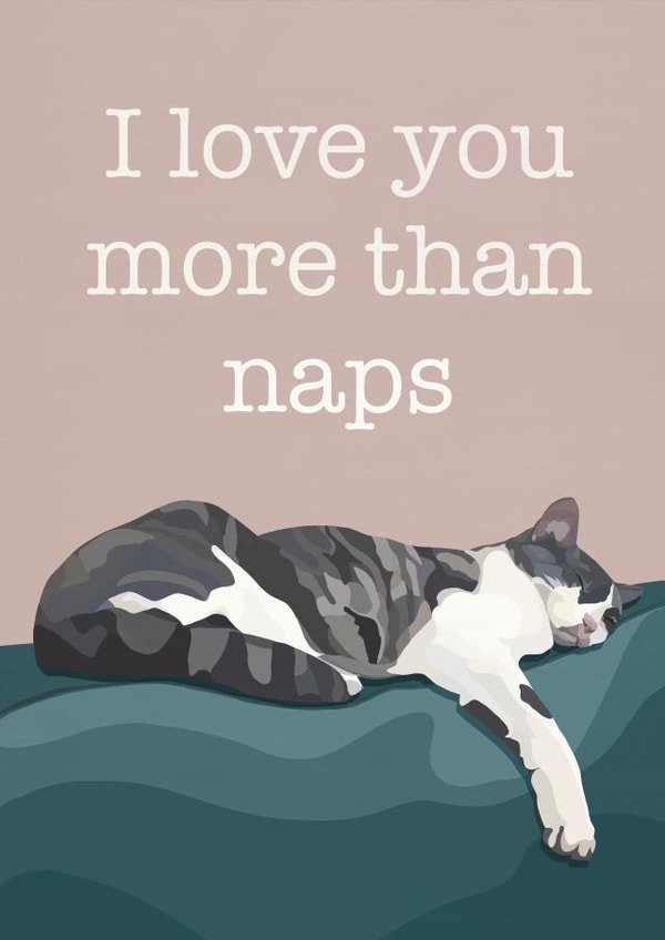 cat kitten Love & Friendship Card 19265 created by Bloom&Flo