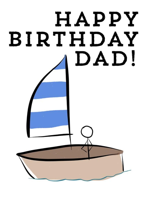 boat lover dad boat dad Card 43942 created by 16 by Sophie