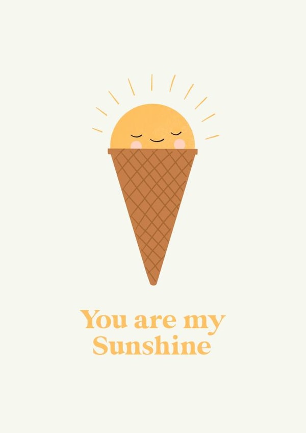 sunshine ice cream Just because Card 2213 created by Charly Clements