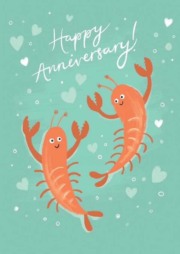 lobster adult Anniversary Card 17194 created by Stormy Knight
