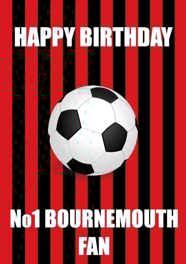 no.1 bournemouth Birthday Card 19141 created by Butlin Designs