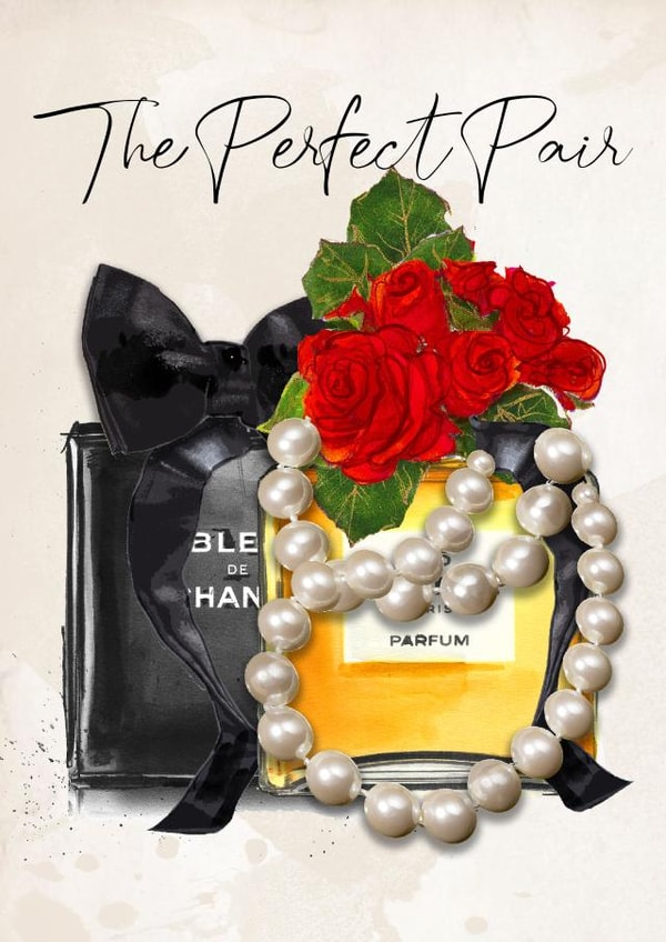 The perfect pair - perfume bottles created by Jodi Pedri