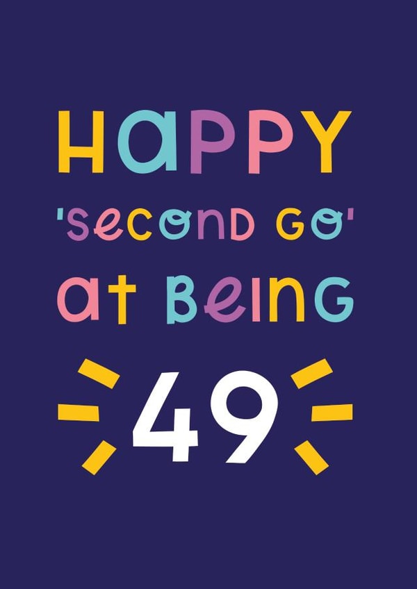 50th Birthday Card created by Joanne Hawker