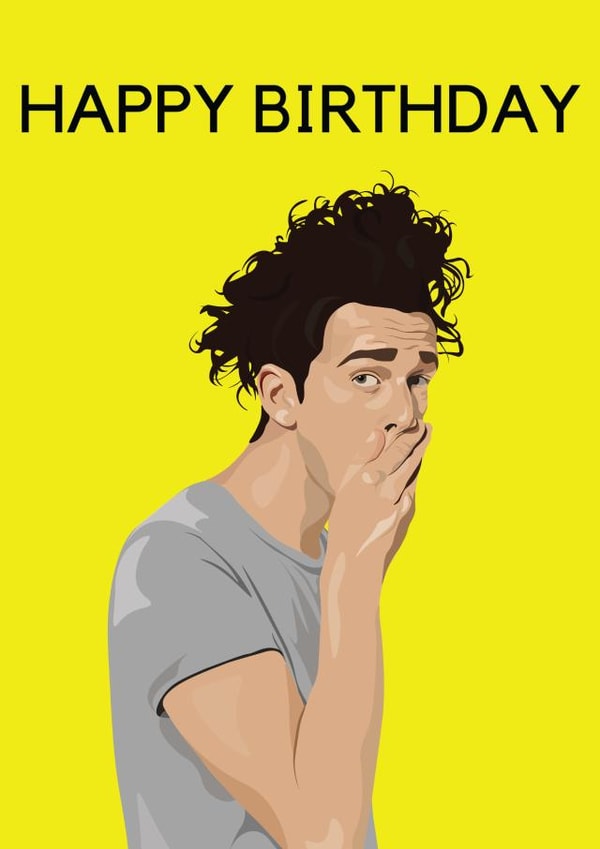 1975 matty healy Birthday Card 17476 created by TEA Designs