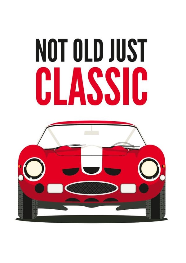 Ferrari GTO Birthday Card for Him created by Diva Doodle Designs