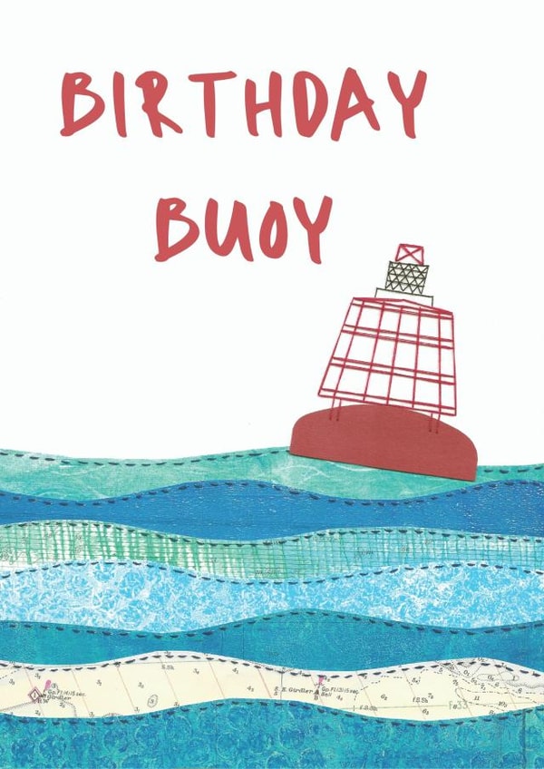 Birthday Buoy (Boy) nautical card created by NaviStitch