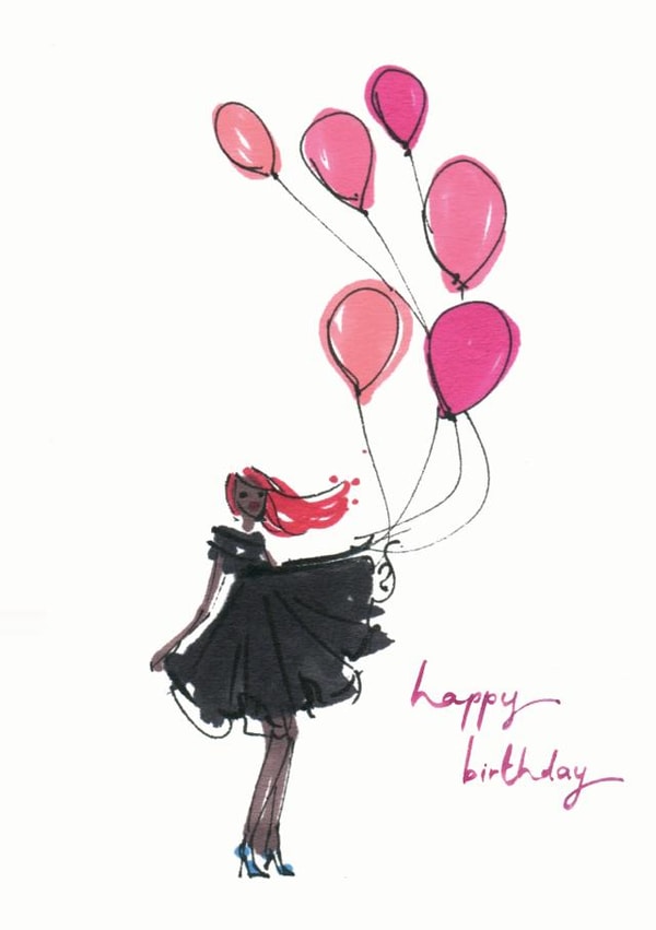 fashion vogue Birthday Card 19105 created by Miss Magpie Fashion Spy