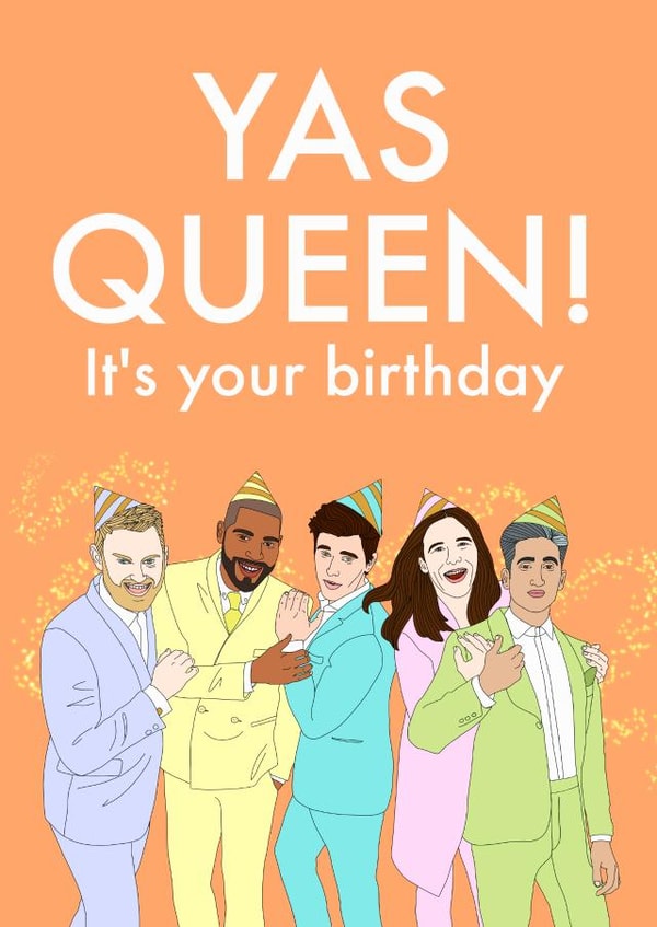 queer eye gay Birthday Card 18999 created by Influential People