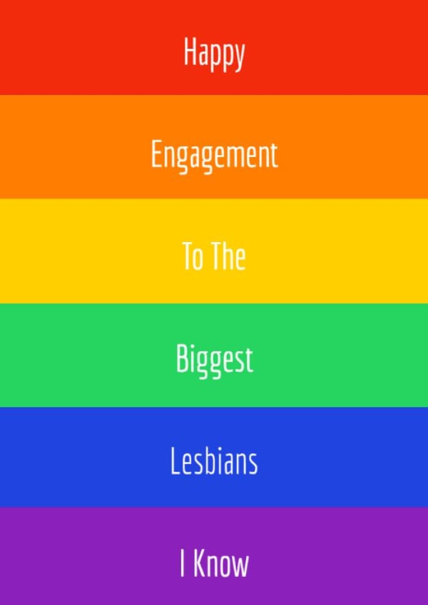 Rainbow - lesbian wedding design created by Betty's Boutique