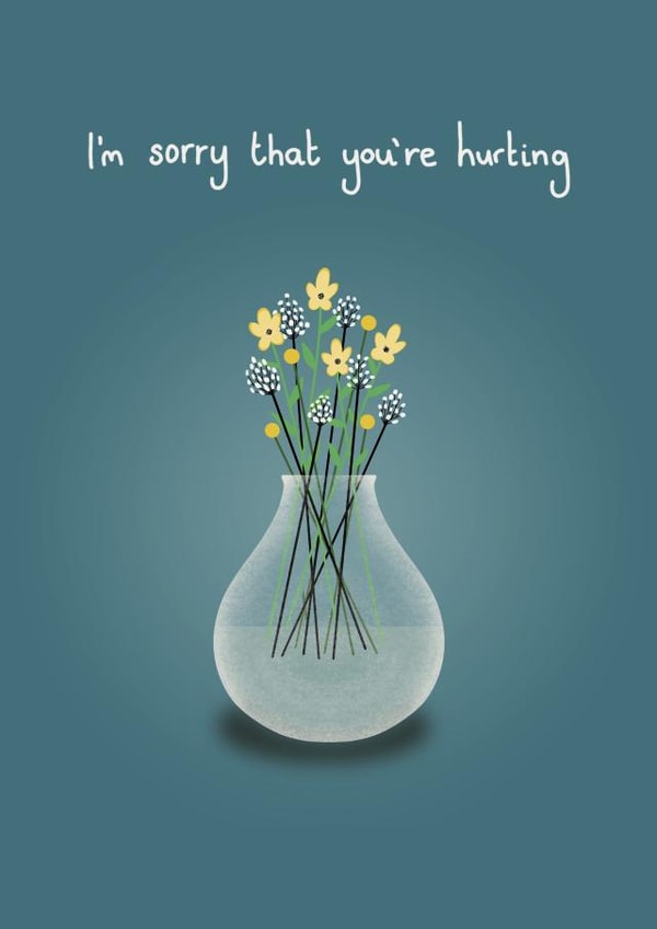 sorry you're Thinking of you Card 14294 created by Sara Baker