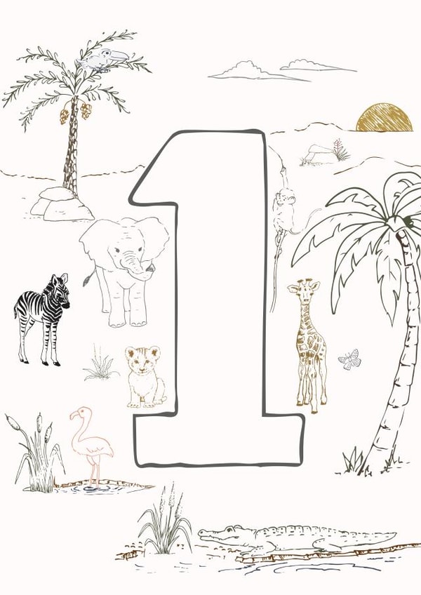 FIRST BIRTHDAY first birthday Card 33334 created by AK Designs