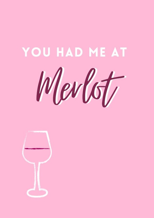 merlot wine Birthday Card 12847 created by Lucille Jackson