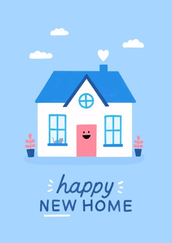 Cute New Home Card - Dream House - Happy New Home created by ItsJessica