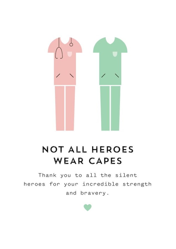 nhs nurse Thank You Card 41291 created by Marie Castiglione