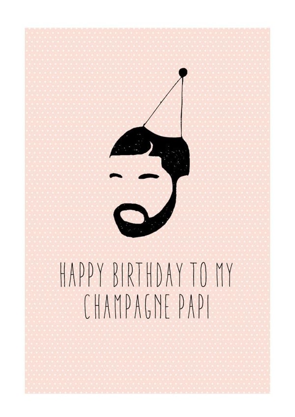 drake rnb Birthday Card 16787 created by Marie Castiglione
