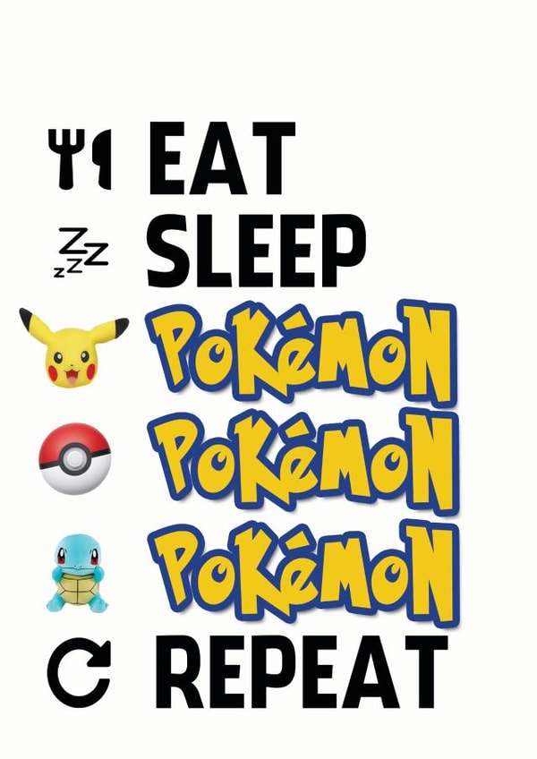 eat sleep Birthday Card 13079 created by ShortRound888