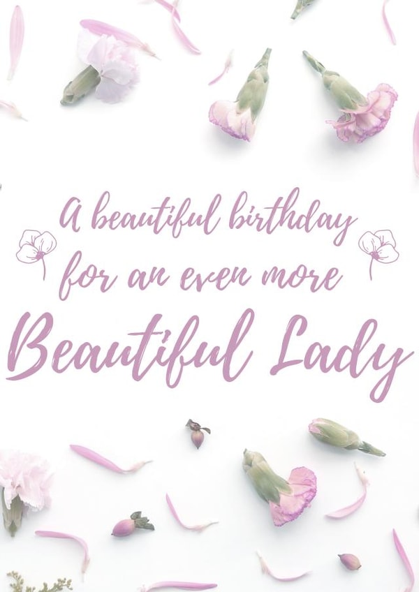 Birthday Woman Card 41324 created by Abbie Blake
