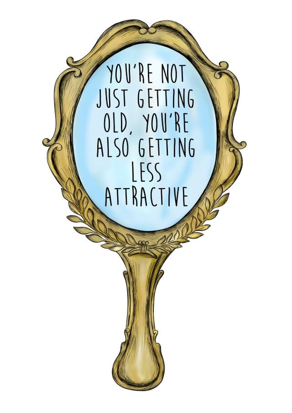 mirror old Birthday Card 15318 created by The Amyverse