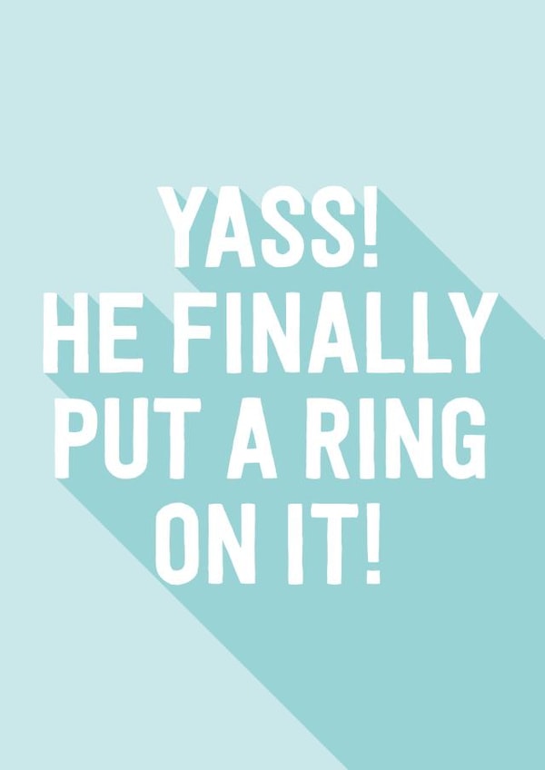 He put a ring on it! - engagement created by Blush & Blossom 