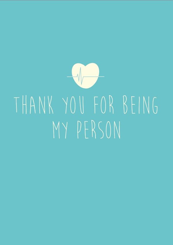 greys anatomy my person Anniversary Card 30956 created by Kirsty Alexander