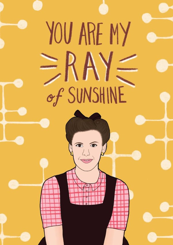 Ray Eames Eames Birthday Card 13573 created by Bonne Nouvelle