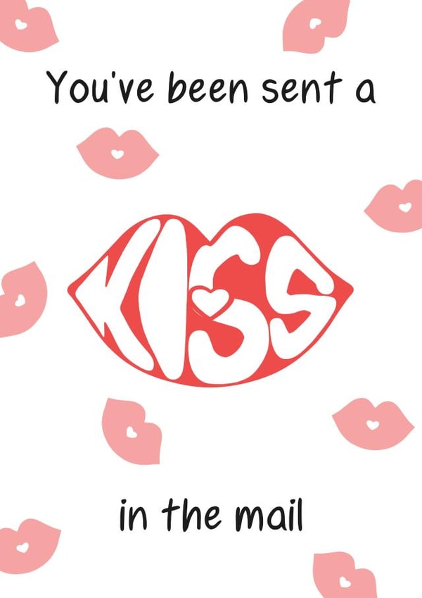 You've Been Sent a Kiss card created by Tessa Cheung