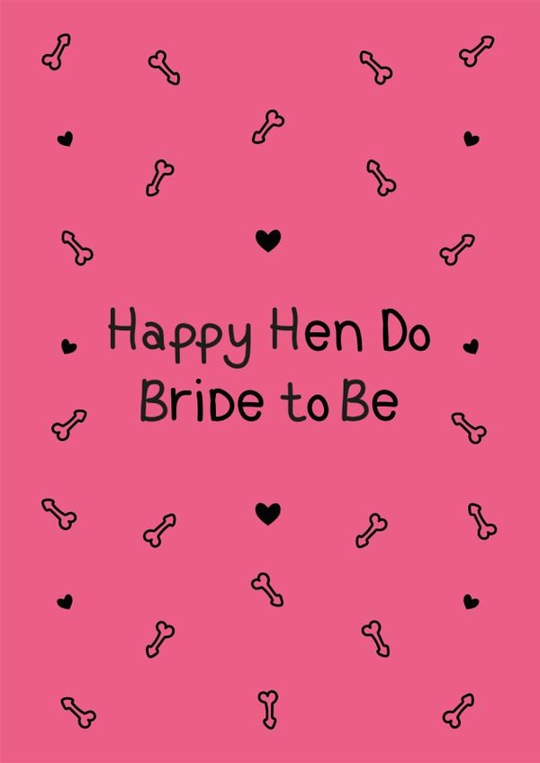 Rude - willy - HEN DO card created by Holly Tillier