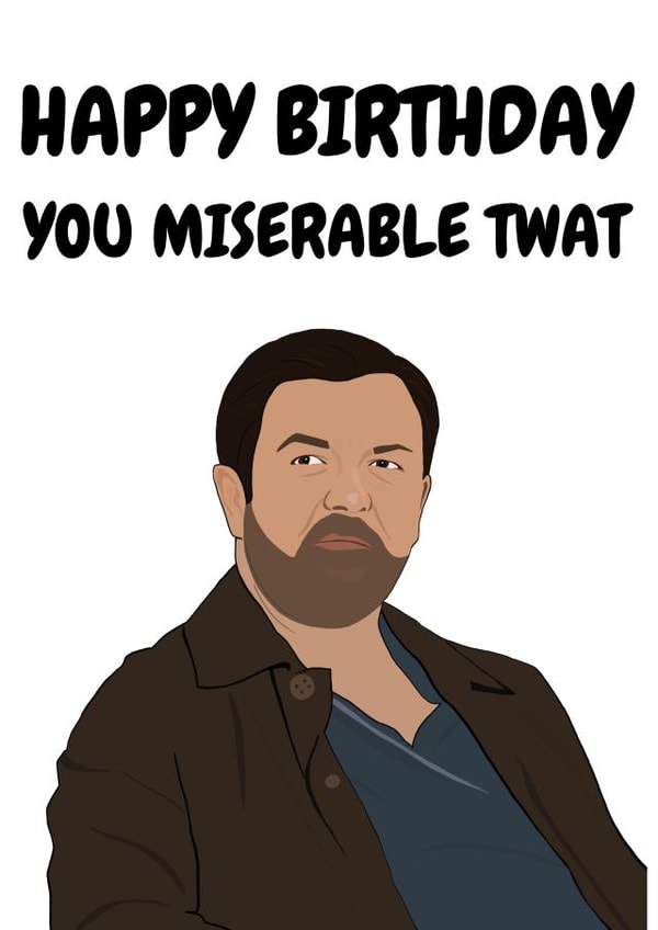 afterlife ricky gervais Birthday Card 17478 created by TEA Designs